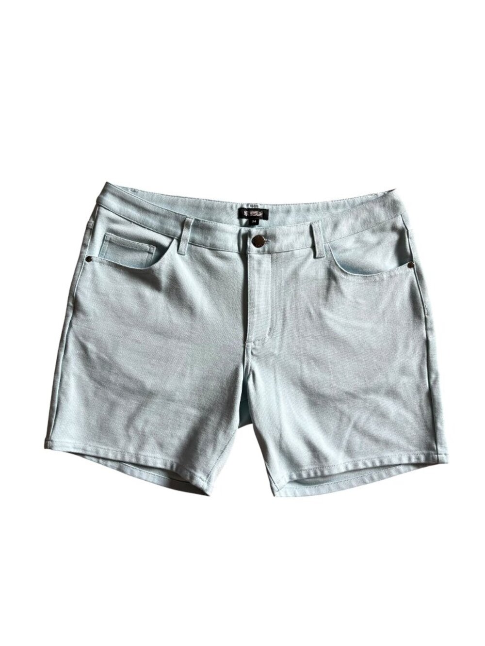 St33le Mens Shorts Casual Athletic Stretchy Blue Size 34 EUC